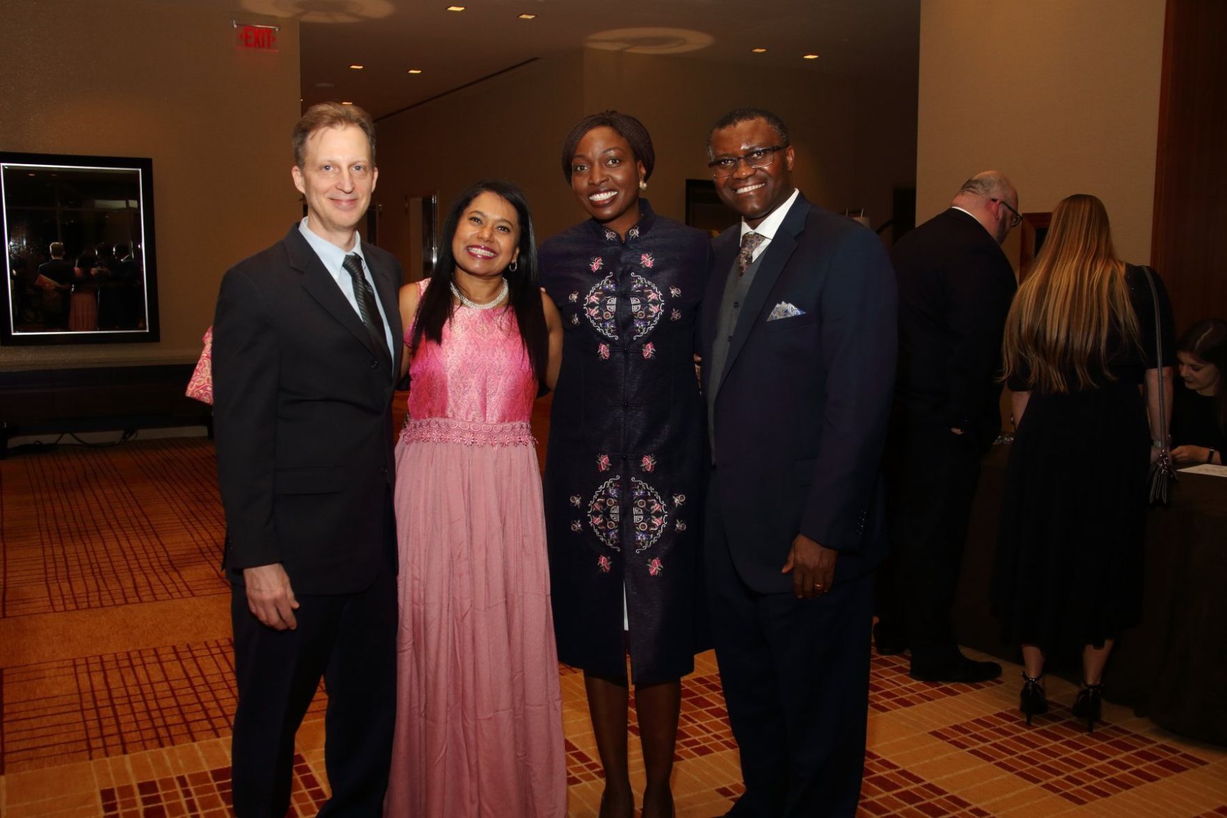 Scott Ellis, Savitha Narendra, Vanessa and Charles Okwuraiwe